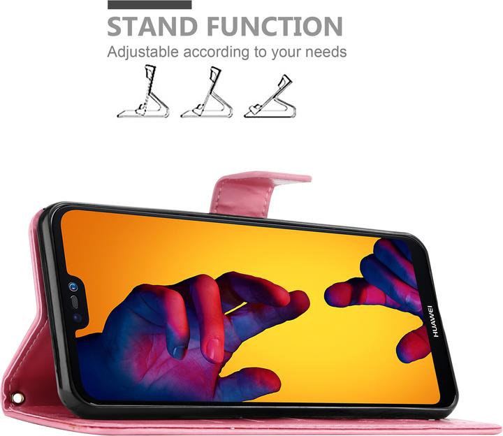 Image du produit Cadorabo Housse Flower Book (Huawei Nova 3E)