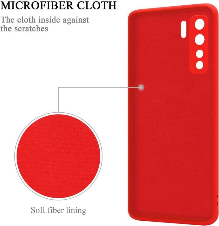 Actual product image Cadorabo Bumper TPU Liquid Ring Silicone Case (Huawei P40 Lite, Huawei Nova 6 SE, Huawei Nova 7i)