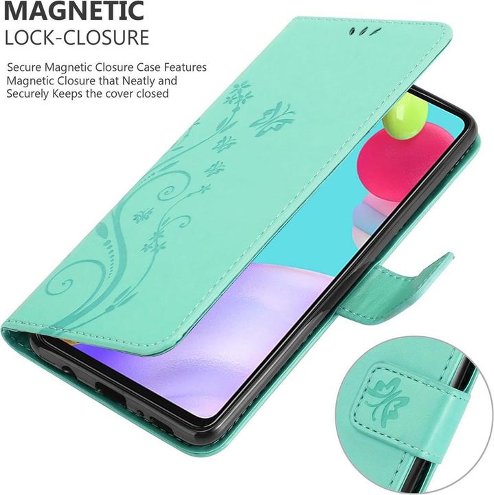 Actual product image Cadorabo Case Flower Book (Samsung Galaxy A52, Samsung Galaxy A52s 5G, Samsung Galaxy A52 5G)