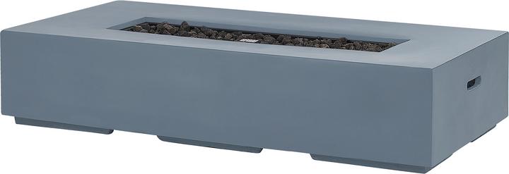 Produktbild Beliani Feuerstelle grau Leichtbeton rechteckig PAVO II (143 cm)