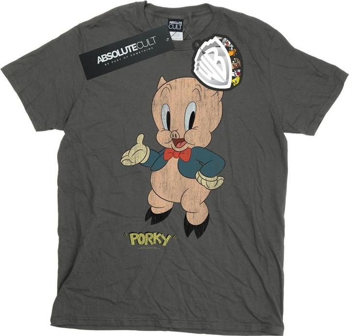 Produktbild Looney Tunes Porky Pig Distressed TShirt (S)