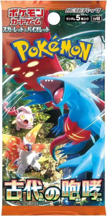 Actual product image Pokémon Scarlet & Violet Ancient Roar (sv4K) Booster Display (Japanese, Booster display)