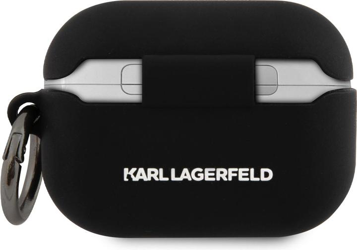 Actual product image Karl Lagerfeld Airpods Pro 3D Logo NFT Karl Head Silicone Case (Headphone bag)