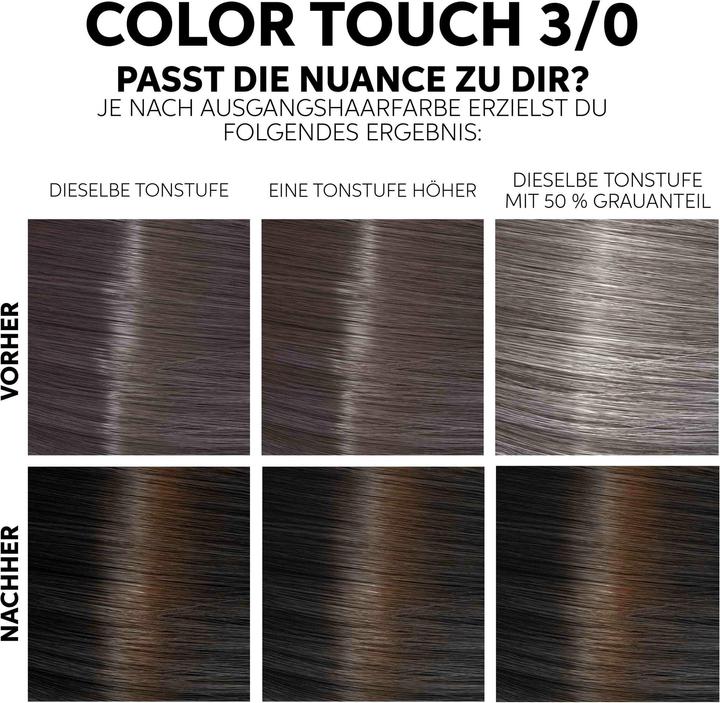 Produktbild Wella Color Touch Fresh Up Kit (3/0 Dark Brown)