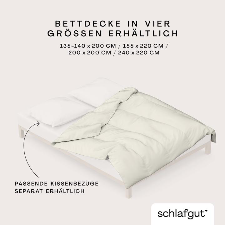 Immagine prodotto schlafgut Woven Satin (Copripiumino, 155 x 220 cm)