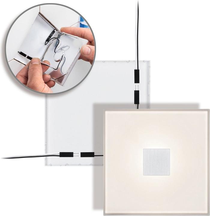 Produktbild Paulmann LumiTiles Square Basisset (Warmweiss, 1 cm, Indoor)
