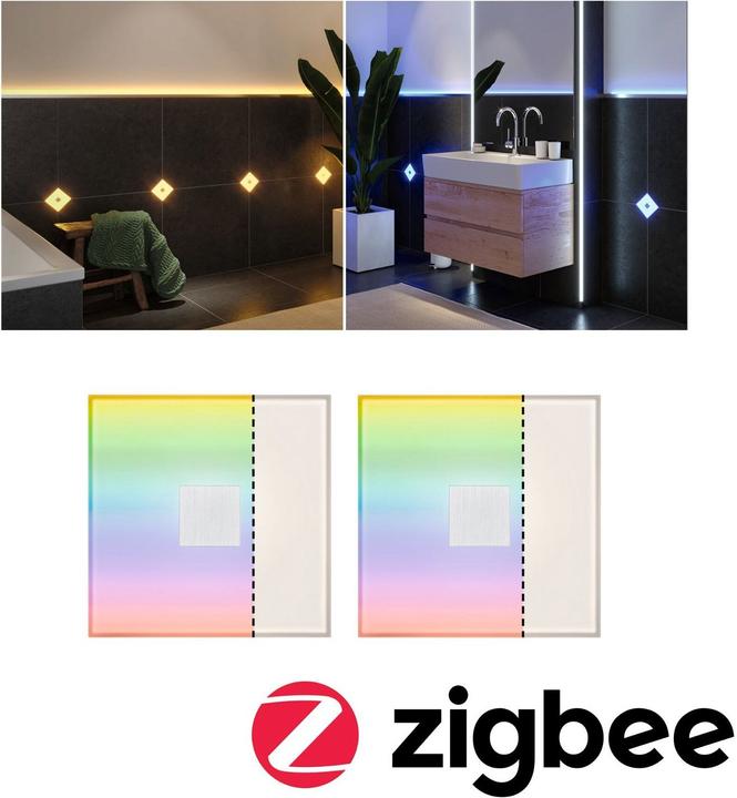 Image du produit Paulmann LumiTiles Square Set de base (RGBW, 1 cm, Intérieur)