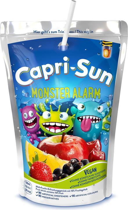 Actual product image Capri-Sun Monster Alarm (10 x 20 cl)