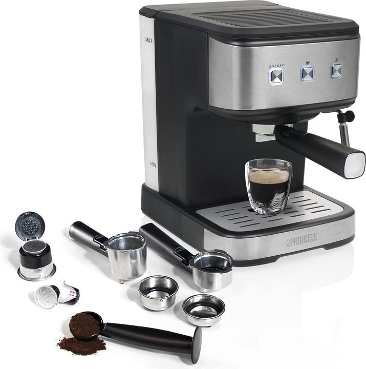 Actual product image Princess Espresso machine with portafilter