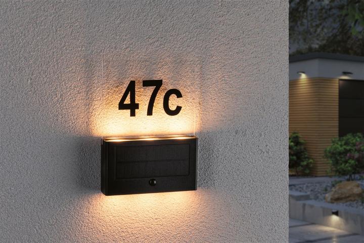 Actual product image Paulmann Solar house number light (18 lm, IP44)
