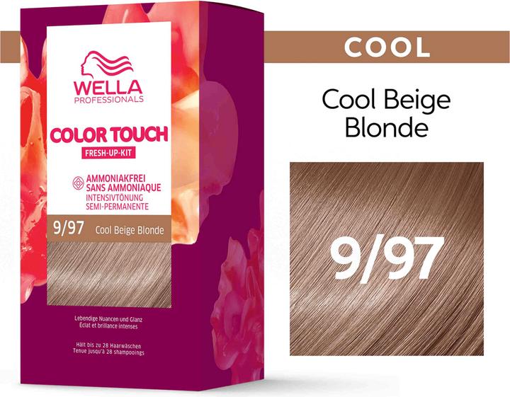 Actual product image Wella Color Touch Fresh-Up-Kit (9/97 Cool Beige Blonde)