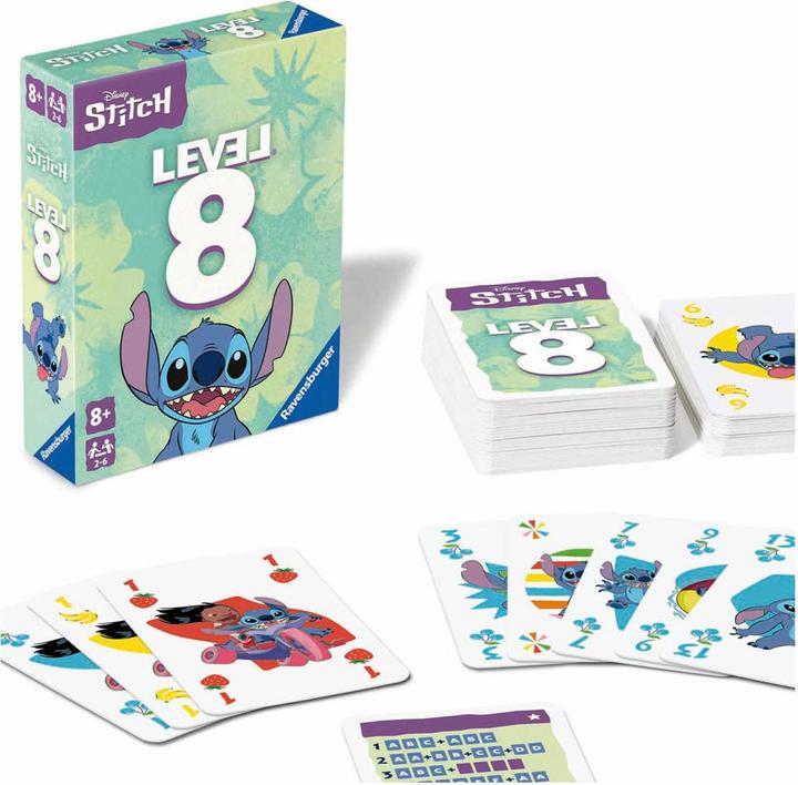 Productafbeelding Ravensburger 24700 - Disney Stitch Level 8 - Het populaire kaartspel voor 2-6 spelers en (Nederlands, Engels)