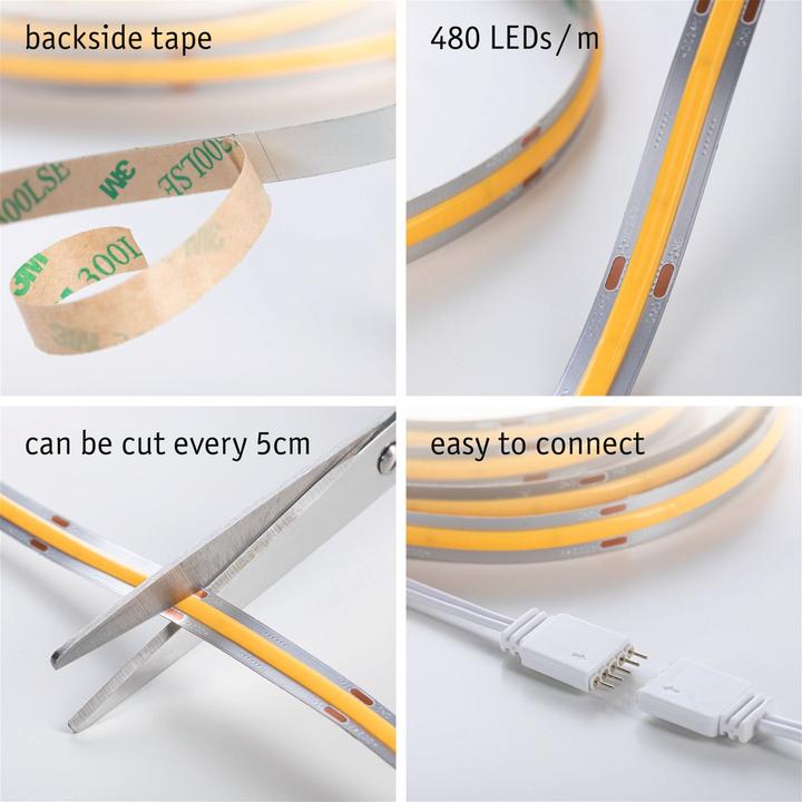 Produktbild Paulmann MaxLED 500 Full-Line COB Stripe Set (Warmweiss, 300 cm, Indoor)
