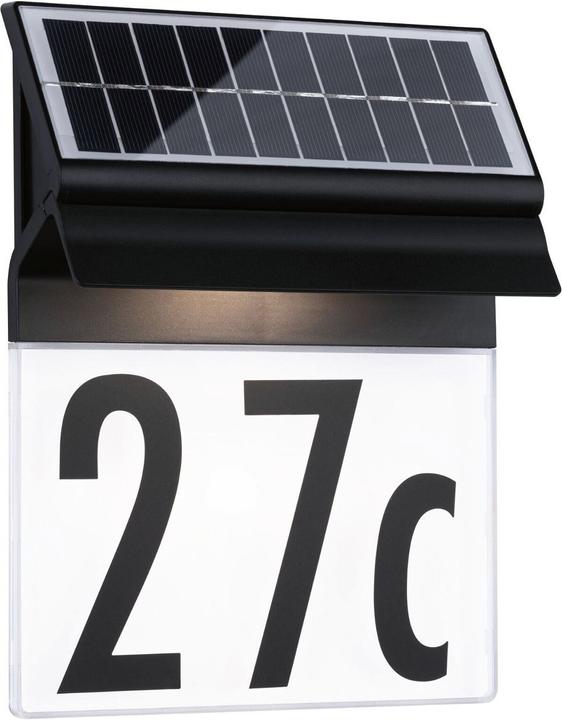 Produktbild Paulmann Solar Hausnummernleuchte (14 lm, IP44)