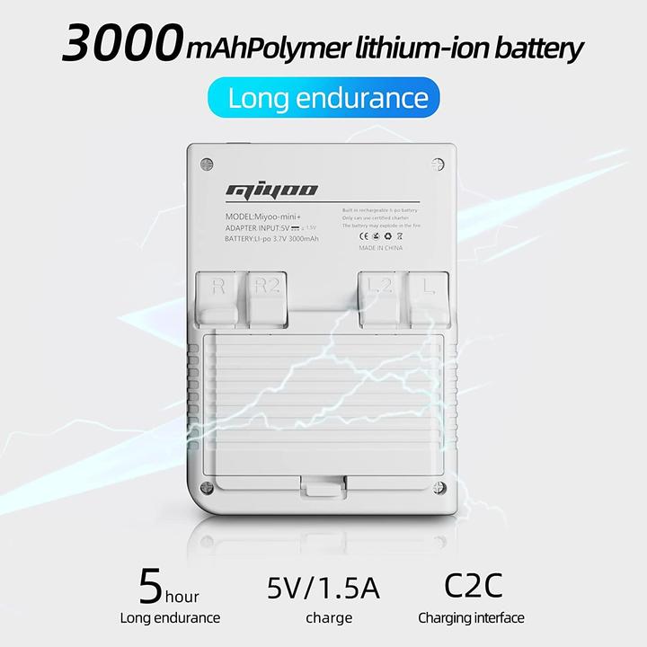 Actual product image Miyoo Mini Plus Retro Gaming Console with 128GB incl. 28000 pre-installed games