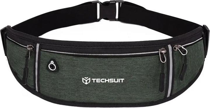 Image du produit Techsuit - Waist Bag (CWB3) - with Belt for Recreational Activity, Fitness - Green