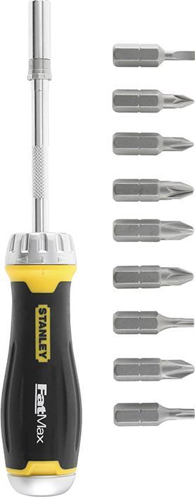 Stanley Cacciavite a stella FatMax con cricchetto e punte
