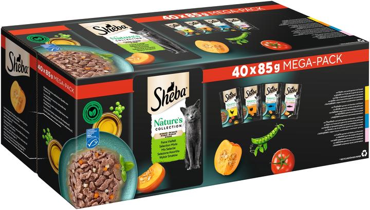 Immagine prodotto Sheba Salsa di varietà fine (Senior, 40 pz., 85 g)
