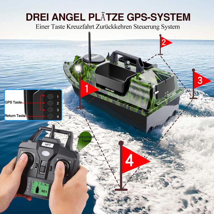 Produktbild Bilbear Futterboot mit Echolot und GPS