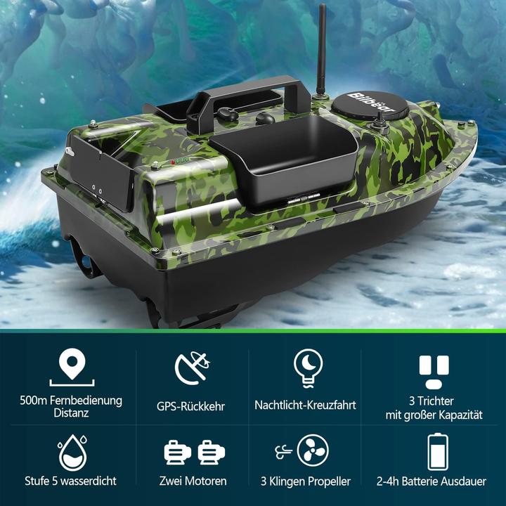 Produktbild Bilbear Futterboot mit Echolot und GPS