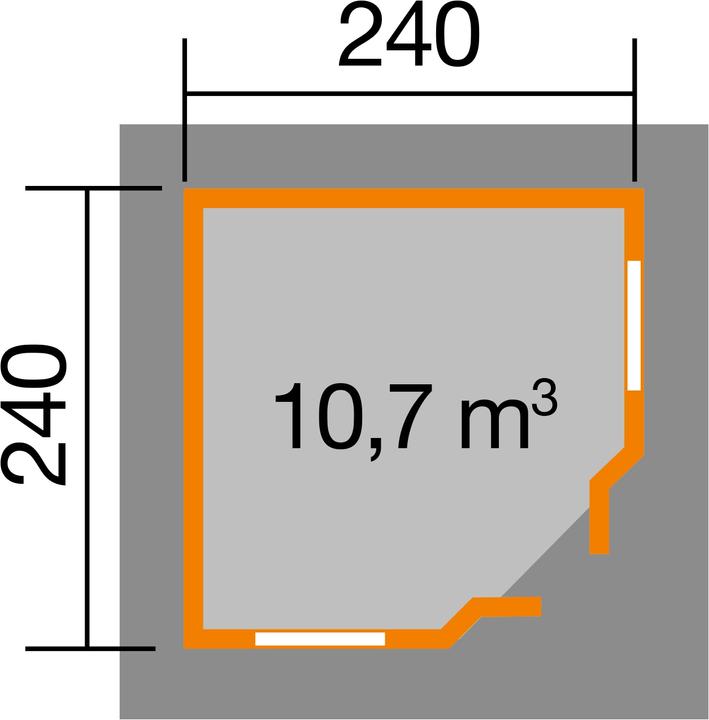 Produktbild Weka Holzbau 5-Eck 408