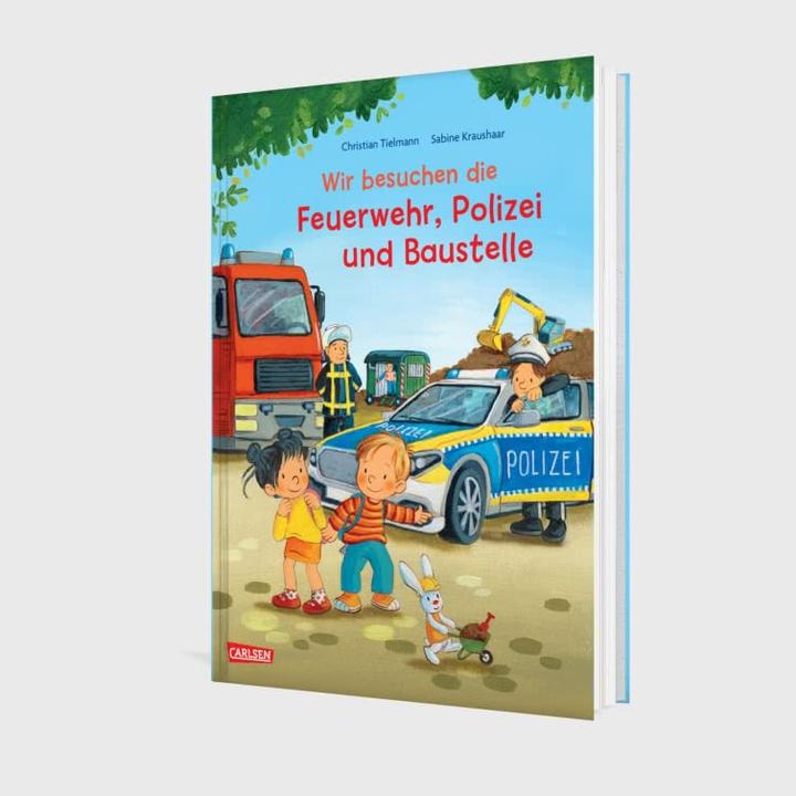 Image du produit Livres d'images Max : nous rendons visite aux pompiers, à la police et au chantier de construction (Allemand)