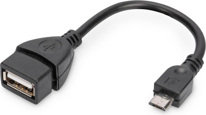 Actual product image Digitus USB2.0 adapter cable, OTG, 0.2m (0.20 m, USB 2.0)