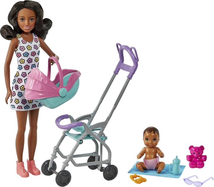 Immagine prodotto Barbie Bambola Skipper con carrozzina
