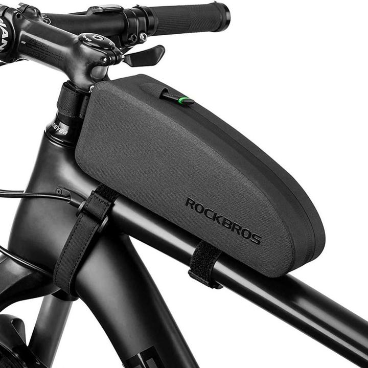 Produktbild Rockbros AS-019-1 waterproof bicycle bag for frame - black (1.60 l, Rahmentasche)