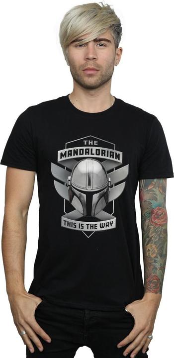 Immagine prodotto Star Wars The Mandalorian This Is The Way Mando Maglietta Uomo (3XL)