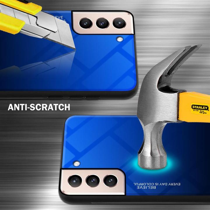 Actual product image Cadorabo TPU 2 colors glass cover (Samsung Galaxy S21+)