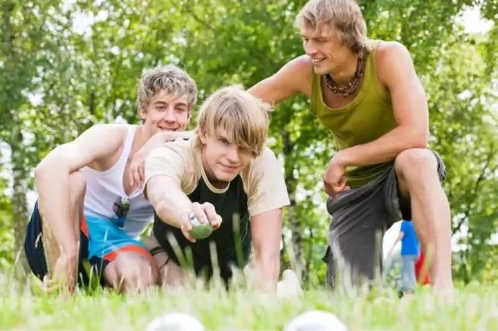 Actual product image Kruzzel BOCCIA Pétanque BOULE SPIEL mit 6 Boulekugeln im Set (6 x, 73 mm)