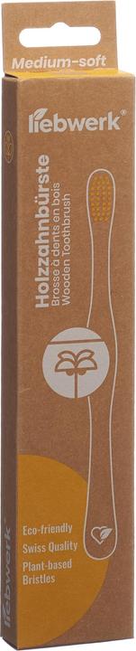 Liebwerk Holzzahnbürste Ricine Palm (Mittel, 1 x)