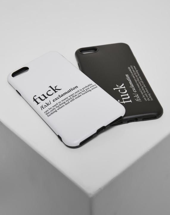 Actual product image Mister Tee Fuck I Phone 6/7/8 Phone Case Set (Apple iPhone 7, Apple iPhone 6, Apple iPhone 8)