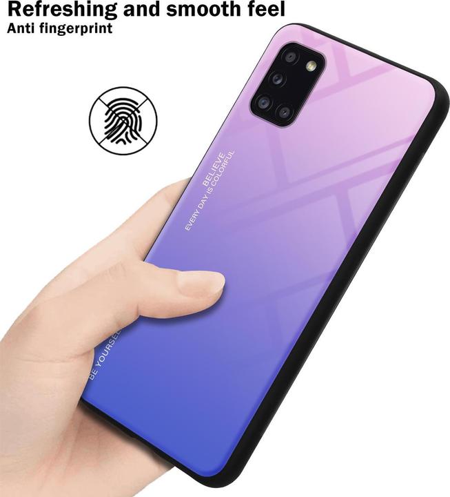 Actual product image Cadorabo TPU 2 colors glass cover (Samsung Galaxy A31)