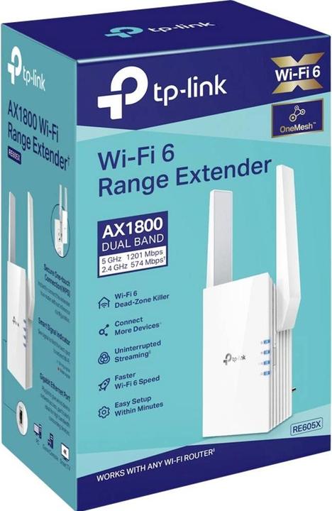 Produktbild TP-Link RE605X (1201 Mbit/s, 574 Mbit/s)