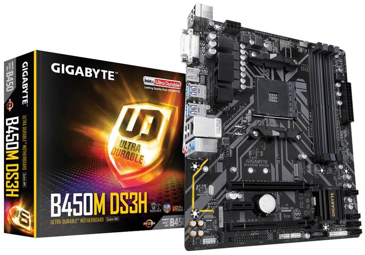 Gigabyte B450M DS3H (AM4, AMD B450, mATX)