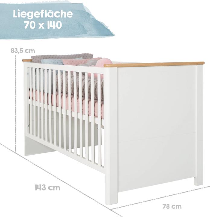 Image du produit Roba Ava (Lit de bébé, Unité de changement, Armoires pour enfant)