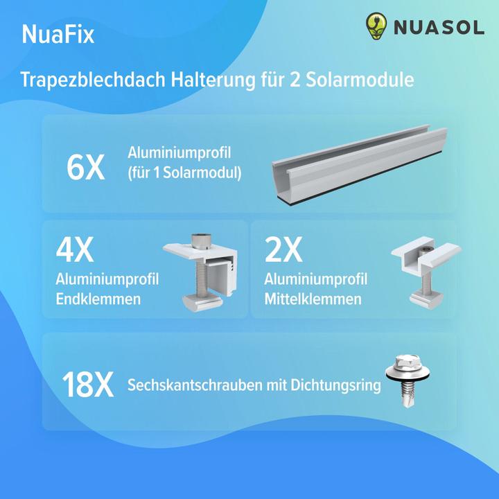Produktbild Nuasol Solarpanel Halterung (Solaranlage Montagematerial)