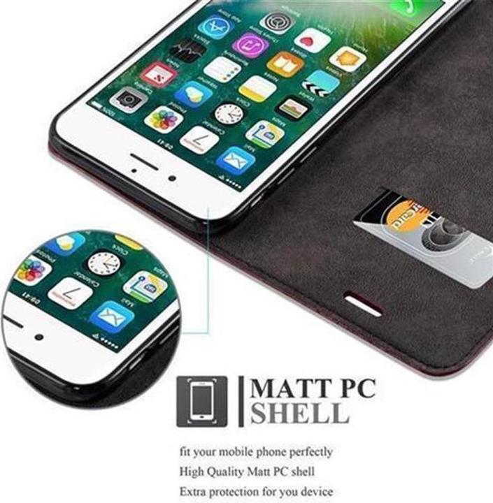 Productafbeelding Cadorabo Boek Onzichtbare Magneethoes (Apple iPhone 7 Plus, Apple iPhone 7s Plus)