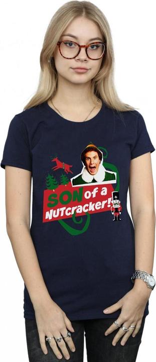 Actual product image Elf Womens/Ladies Son Of A Nutcracker Cotton T-Shirt (XL)
