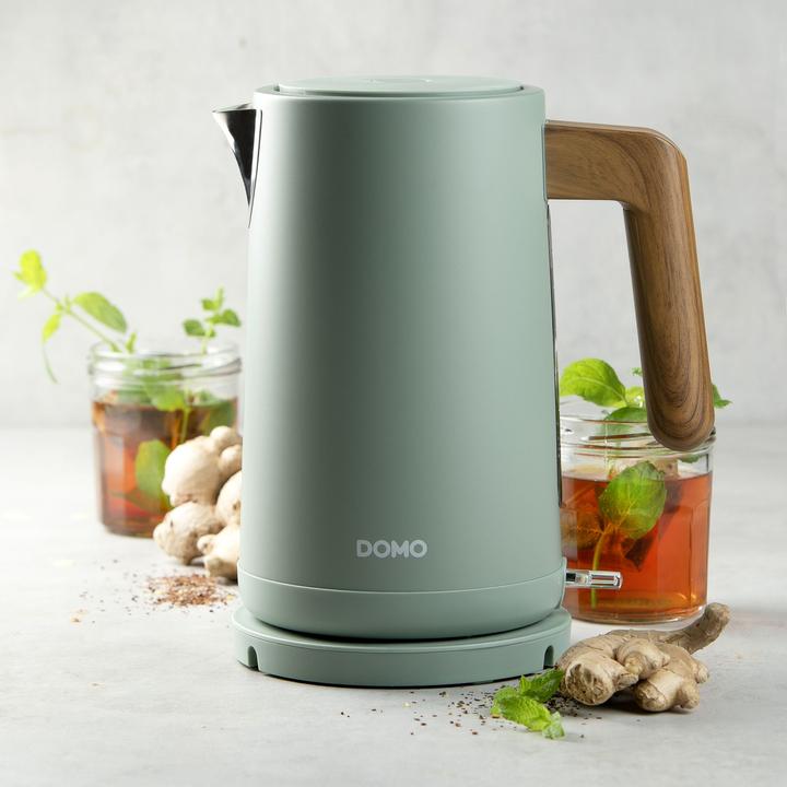 Image du produit Domo DO 9282 WK Wasserkocher 1,7L 2200W matt grün (1.70 l)