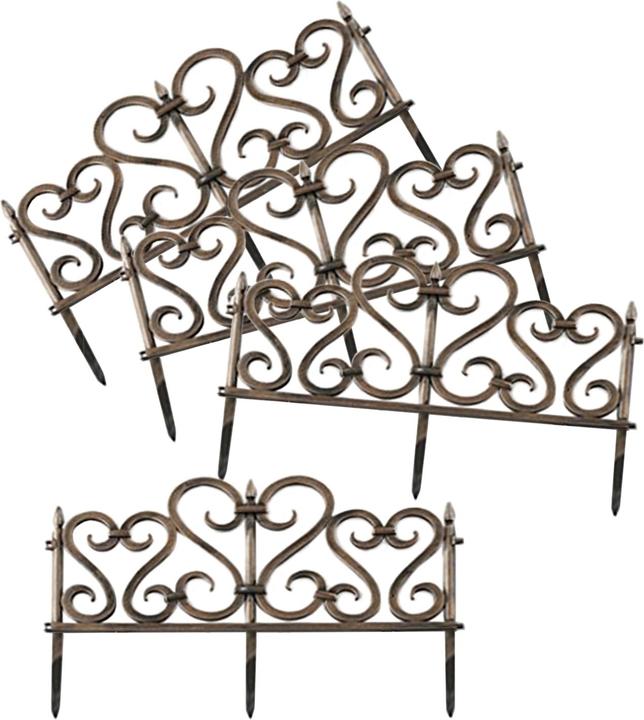 Produktbild HTI-Living Zierzaun Romantik 4-teilig