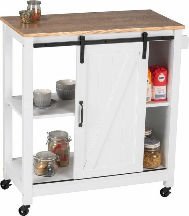 Actual product image Wenko Serving trolley white 80.0 x 40.0 x 88.5 cm