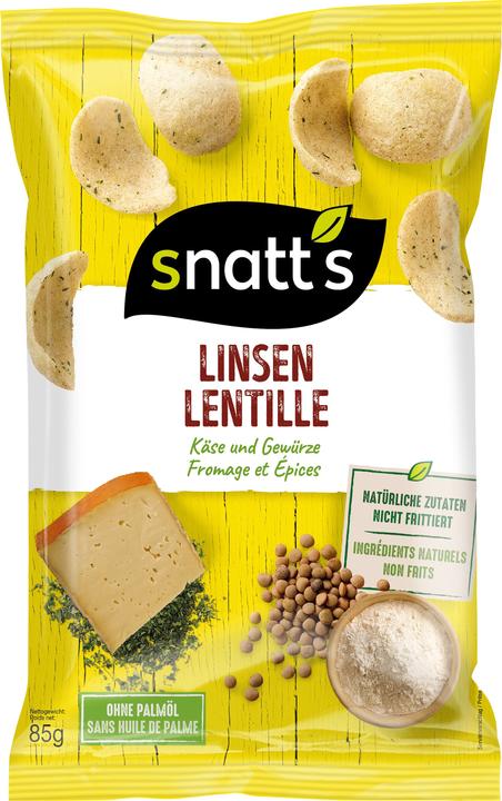 Snatt's Lentil Chips Cheese & Herbs 85g (85 g)