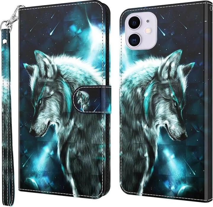Immagine prodotto Cover-Discount iPhone 14 Pro Max - Custodia Glitter Effect Wolf (Apple iPhone 14 Pro Max)
