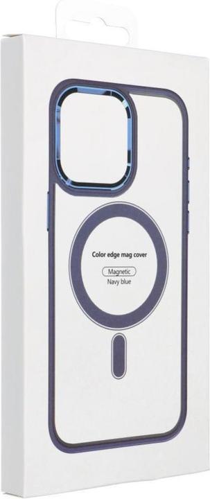 Produktbild OEM Back panel cover COLOR EDGE MAG COVER case compatible with MagSafe for IPHONE 14 navy blue (Apple iPhone 14)