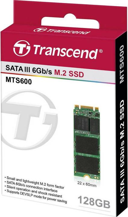 Produktbild Transcend MTS600 (128 GB, M.2 2260)