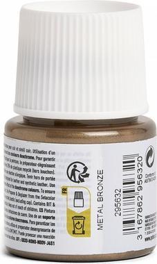 Actual product image Pebeo SetaCuir leather colours (Bronze metal, 45 ml)
