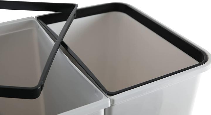 Image du produit Axentia Poubelle à deux récipients (2x 23L) (46 l)